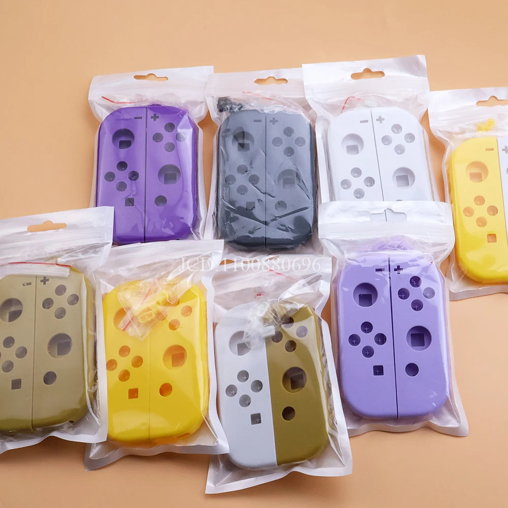 Für Switch Oled Ersatz Klare Transparente Shell Cover SL SR Tasten für Nintendo Switch NS Joy Con Controller Gehäuse Fall