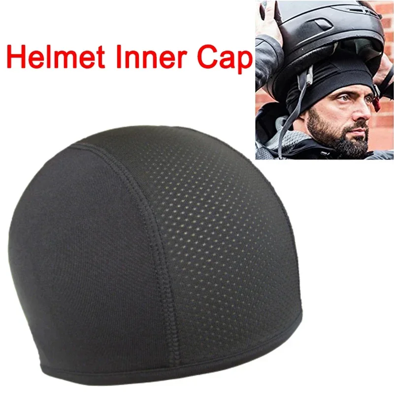 

Motorcycle Helmet Inner Caps Balaclavas Breathable Cycling Quick-drying Wicking Cooling Hat Universal Men Women Sports Dome Cap