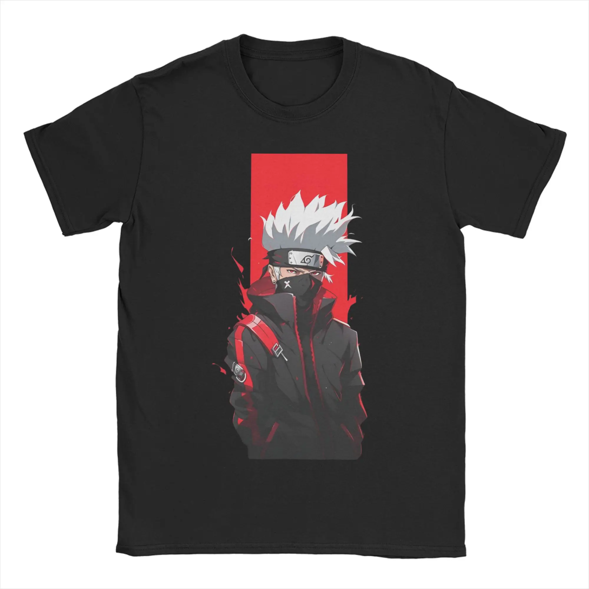 Camisetas Gráficas de Anime e Manga Japonesas para Homens e Mulheres, Camisetas Vintage de Algodão, Camisetas Naruto de Manga Curta, Tamanhos Grandes