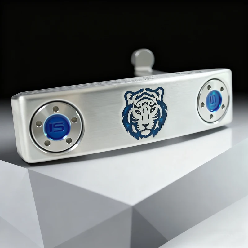 

Golf Head Silver T-shaped Golf Putter Right Handed UNISEX Strip Putter Head and Golf Headcover