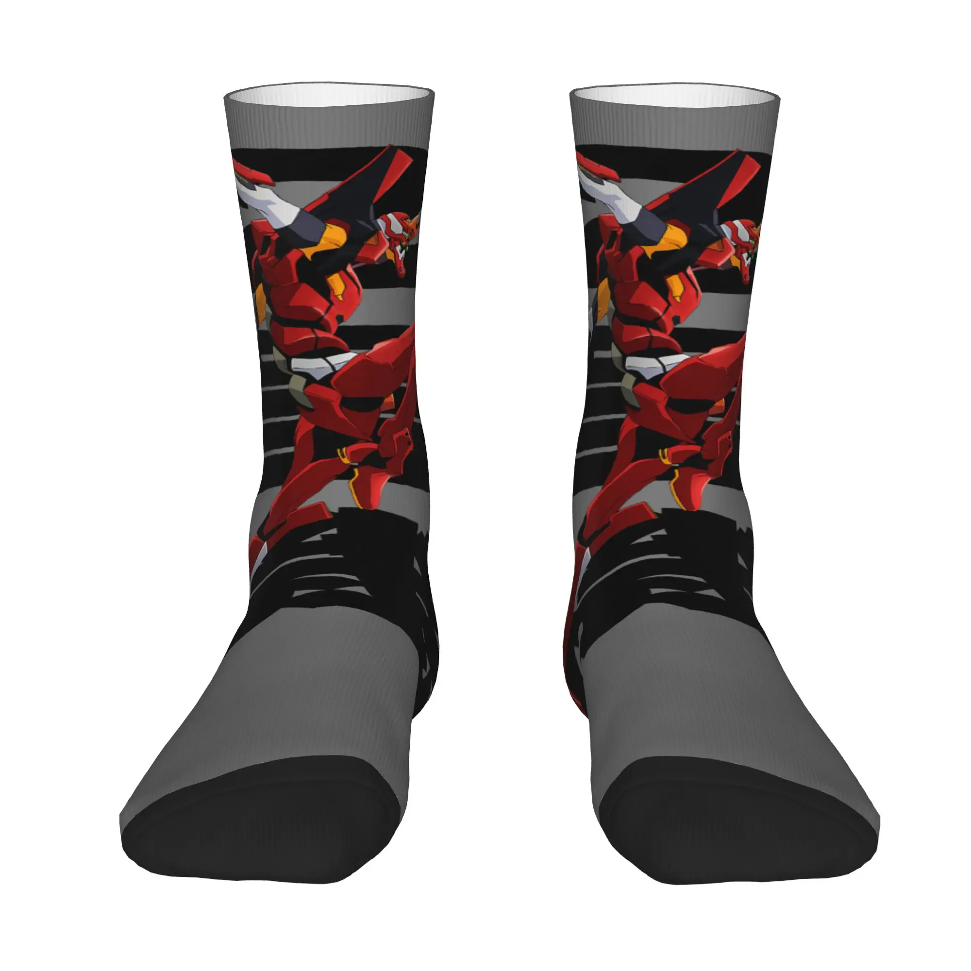 Socks Vintage Evangelion   Variety of Items for Manga Lovers (4) Crazy Men's compression Socks Unisex  Funny Crew Sock