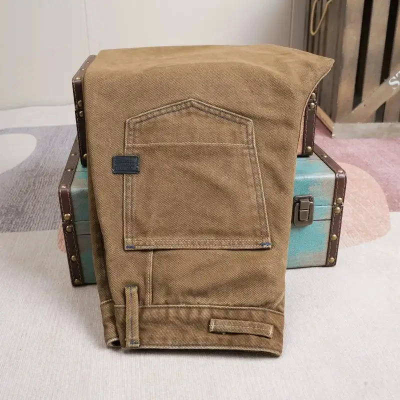 

New Men's Casual Pants Fall 2026, Loose Straight Cut, Versatile Style, American Style, Casual Cargo Khaki Trousers, Streetwear