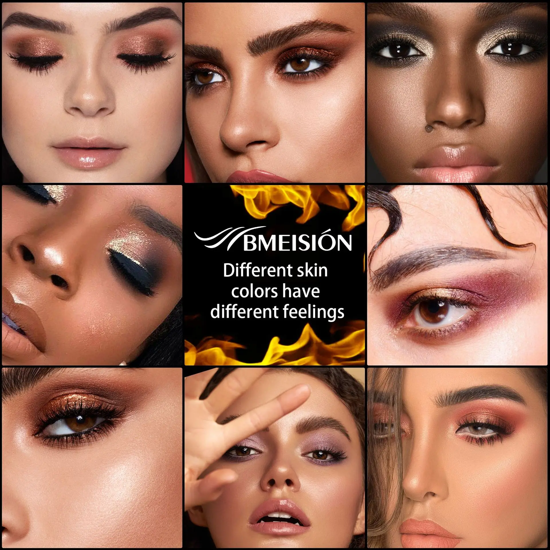 12 色のアイシャドウパレットマットメイクアップ製品女性化粧品新しい美容健康低飽和煙アイシャドウパレット