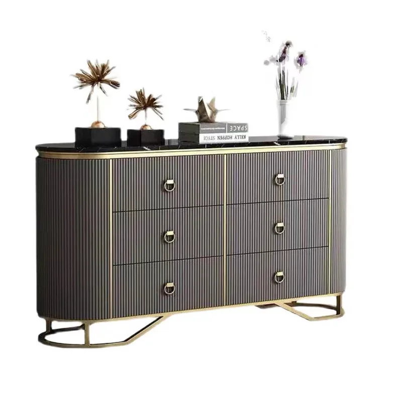 

Light luxury six-chest cabinet, bedroom simple modern t, American storage cabinet, entrance door, living room