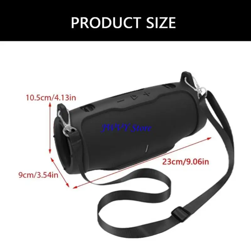 573A Kasing silikon anti goncangan antidrop dengan bahu untuk pengisian daya 6 speaker