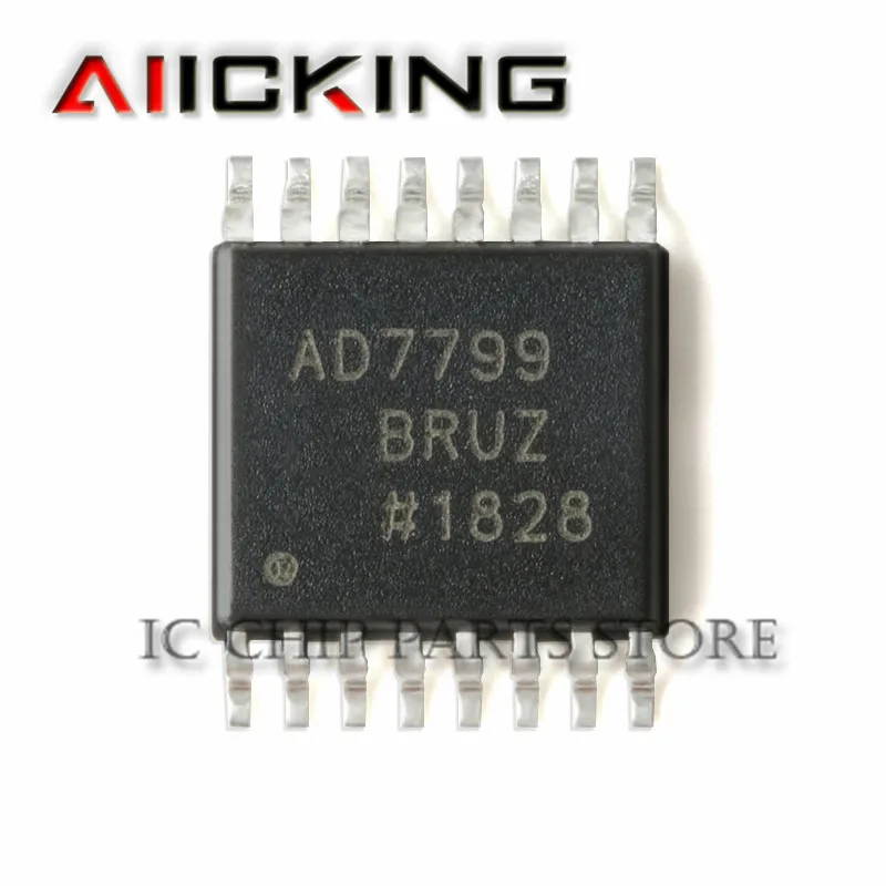 AD7799BRUZ 3PCS/lots TSSOP16 Triple Channel Single ADC Delta-Sigma 470sps 24-bit Serial 16-Pin TSSOP Original IC Chip In stock