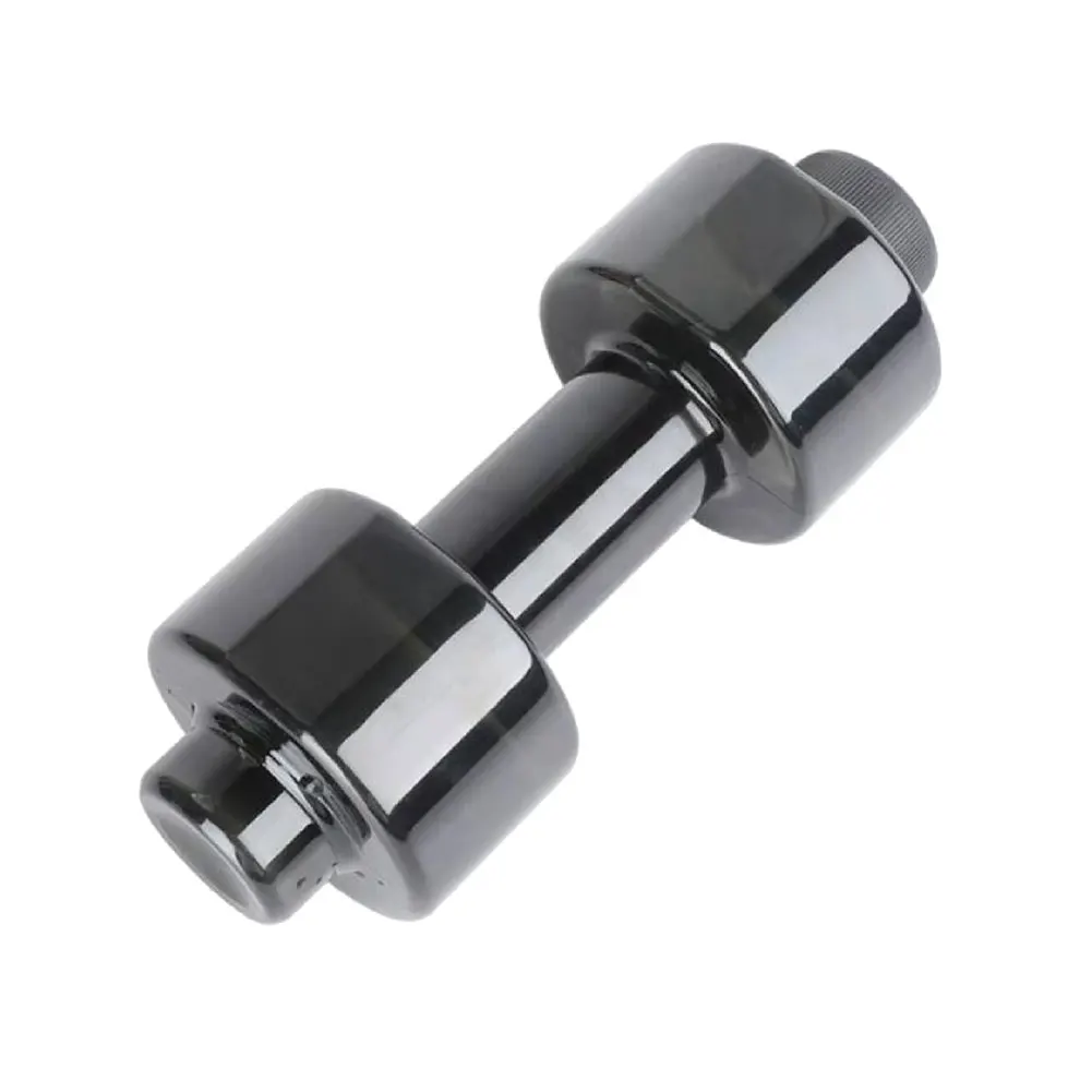 Camping Water Bottle Gym Outdoor Fitness Cycling Sport PET Dumbbell Shape Kettle for Easy Safety Working-out Ornaments