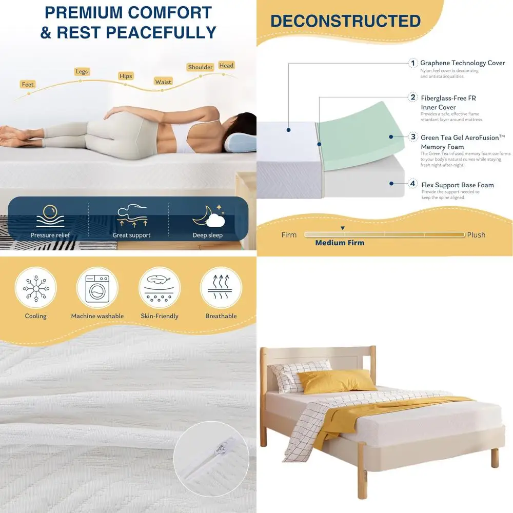 6 Green Tea Gel Mem…