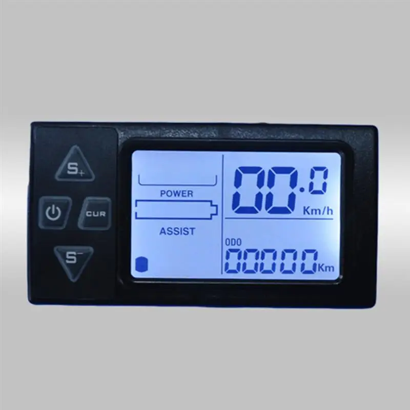 

24V 36V 48V S861 lithium battery LCD instrument, mountain bike scooter speed gauge