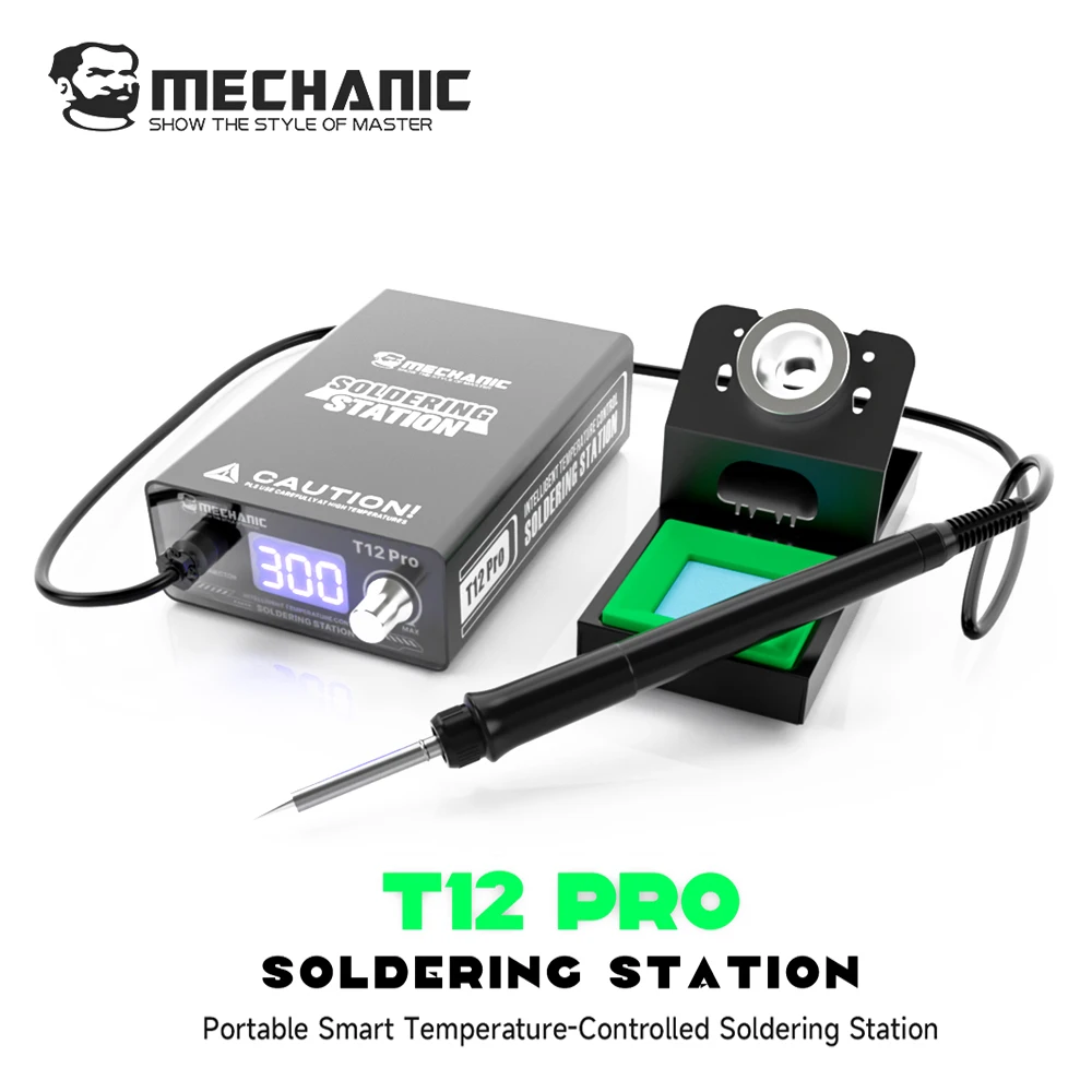 

Паяльная станция MECHANIC T12 PRO 75 Вт, портативный контроль температуры с трансформатором из чистой меди для инструмента для ремонта печатных плат телефона