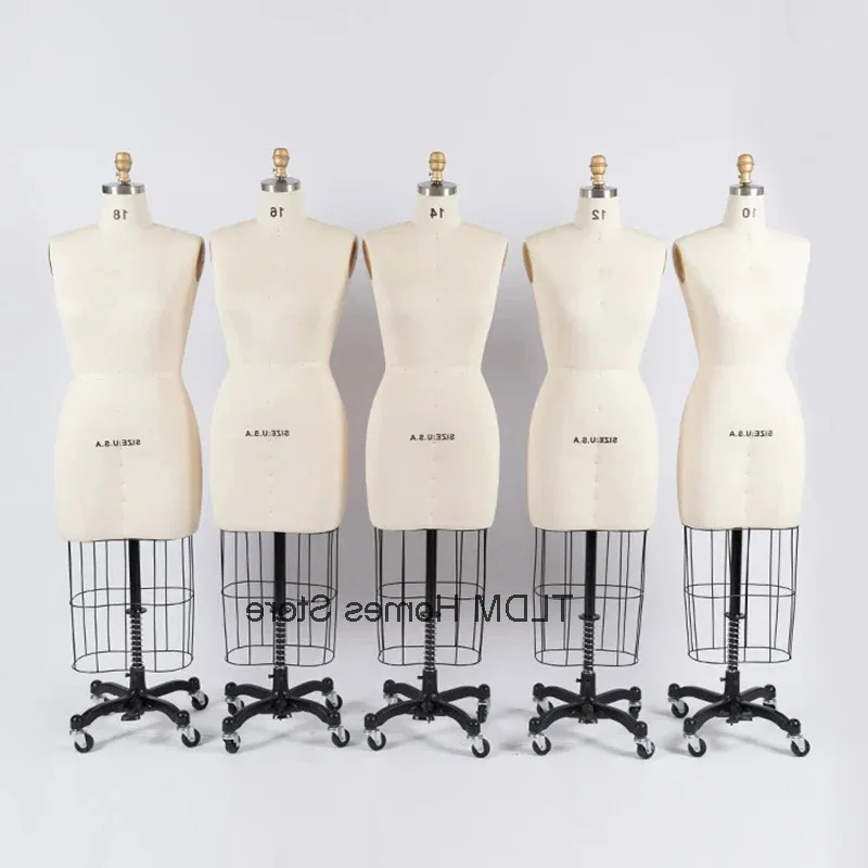 

Принадлежности Регулируемый манекен для свадебного платья Верхняя часть тела Подвижный магазин одежды Вешалка для манекенов Трехмерные манекены для шитья