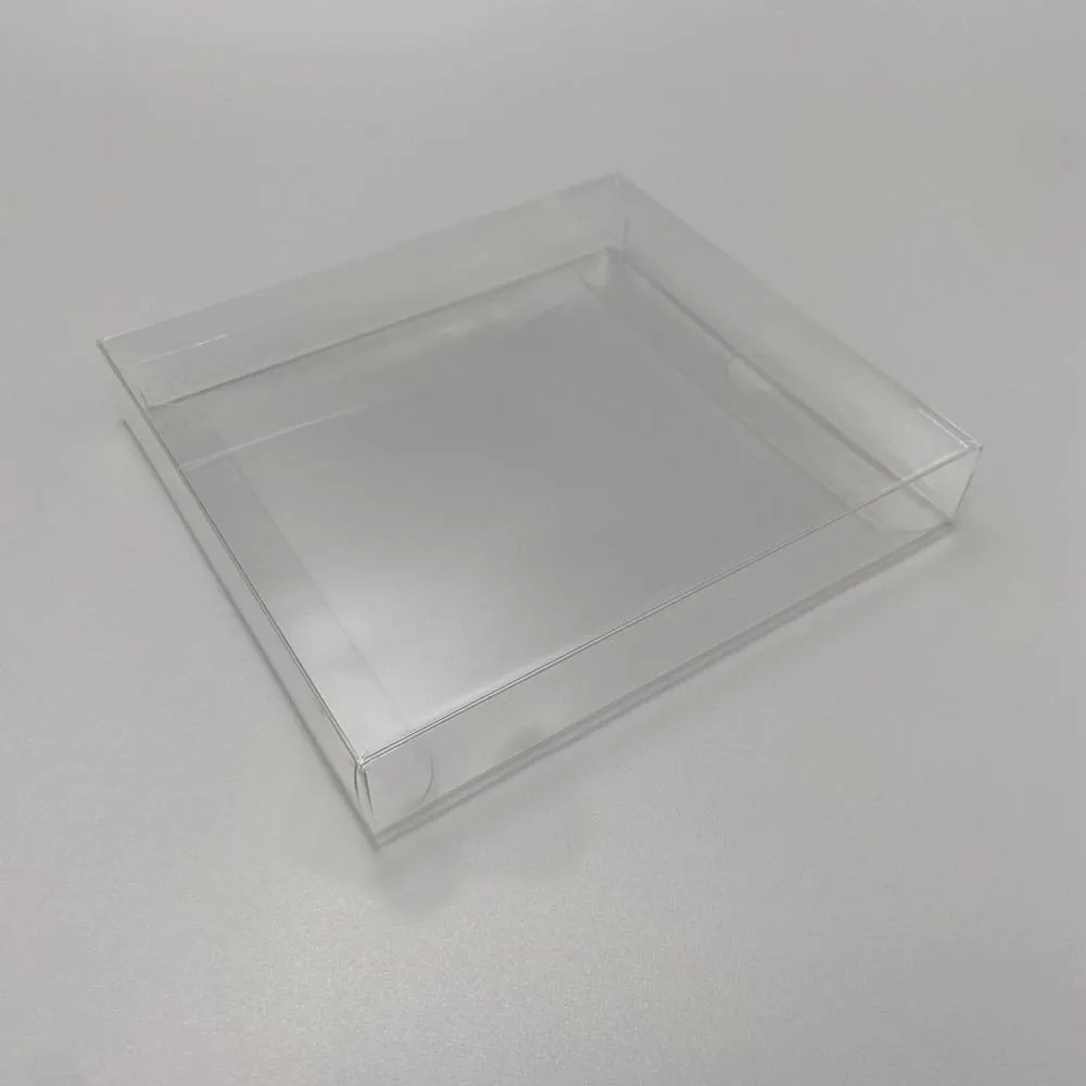 Transparent clear PET cover For NDS EU edition version game console storage display box collect case