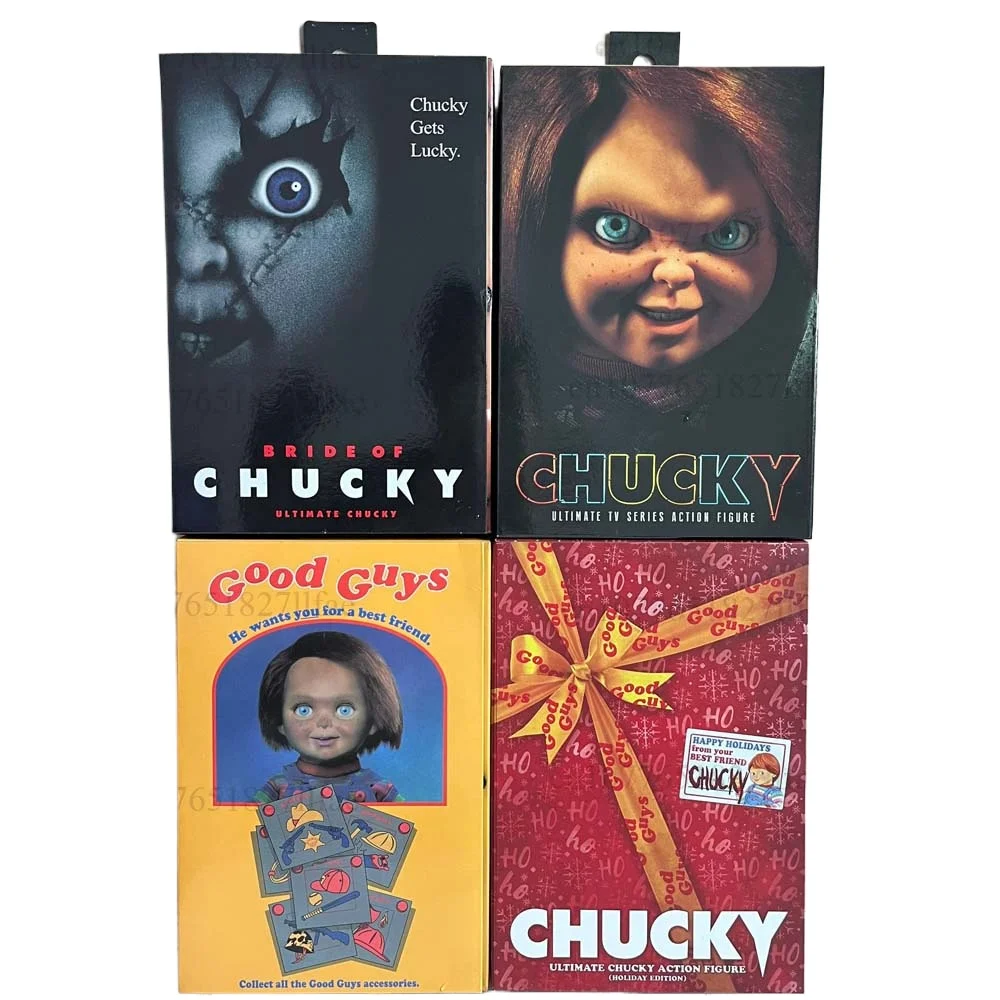 

NECA Original Good Guys Ultimate Chucky: Bride of Chucky Christmas Edition, Joint Movable PVC Collectible Figure