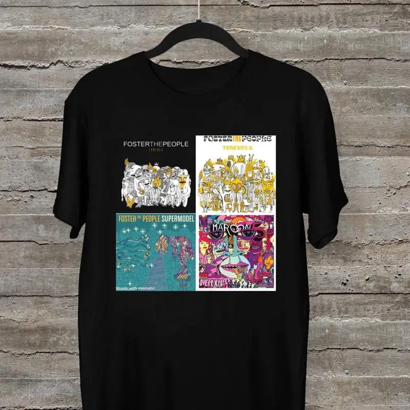 Foster The People Cartoon Style Colorful Design T-Shirt
