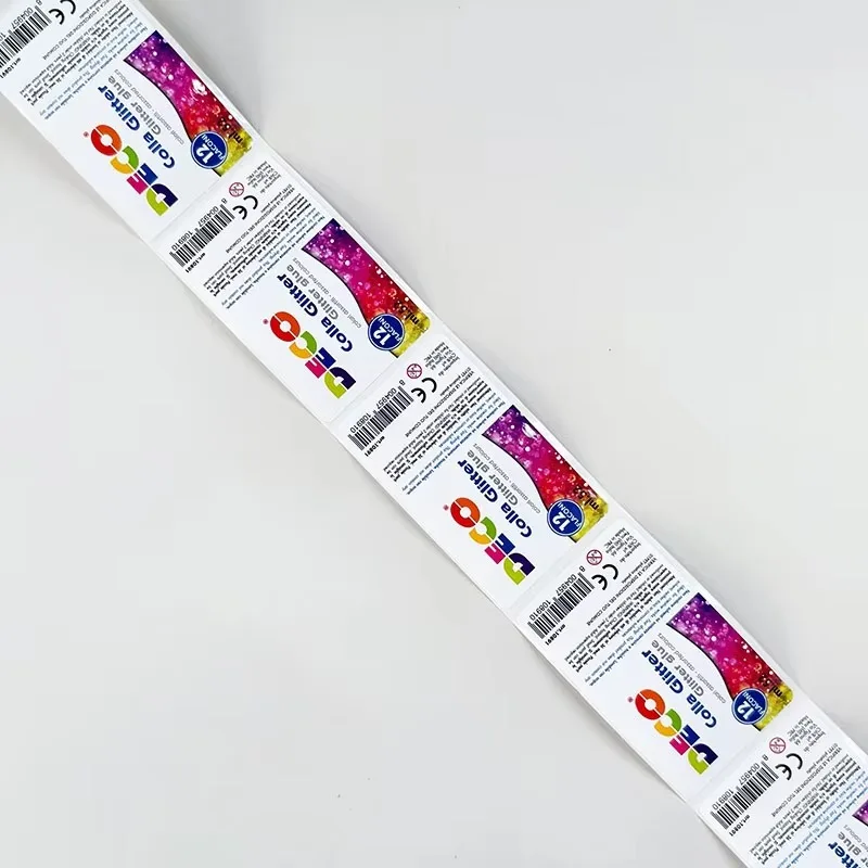 Custom Logo PVC Labels | Adhesive Transparent Stickers | Colorful UV Printing | Hot Stamping