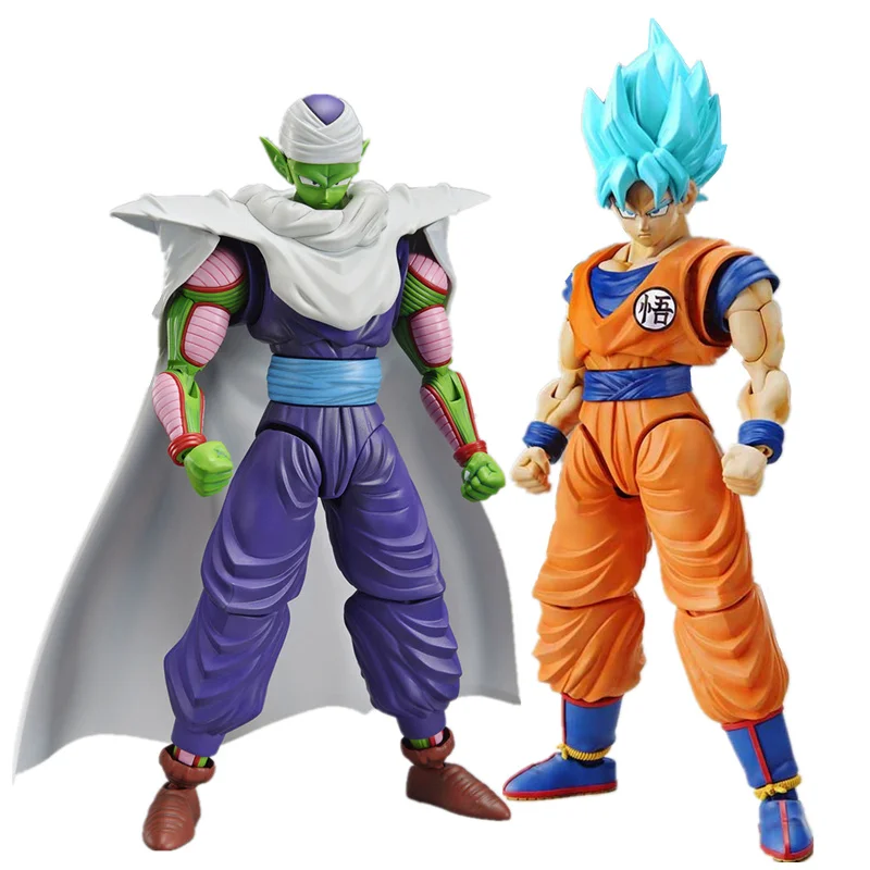 Dragon Ball Z Saiyan Bandai Assembled Model Anime Figures Goku Vegeta Frieza Salu Joints Movable Ornaments Collectible Toys Gift