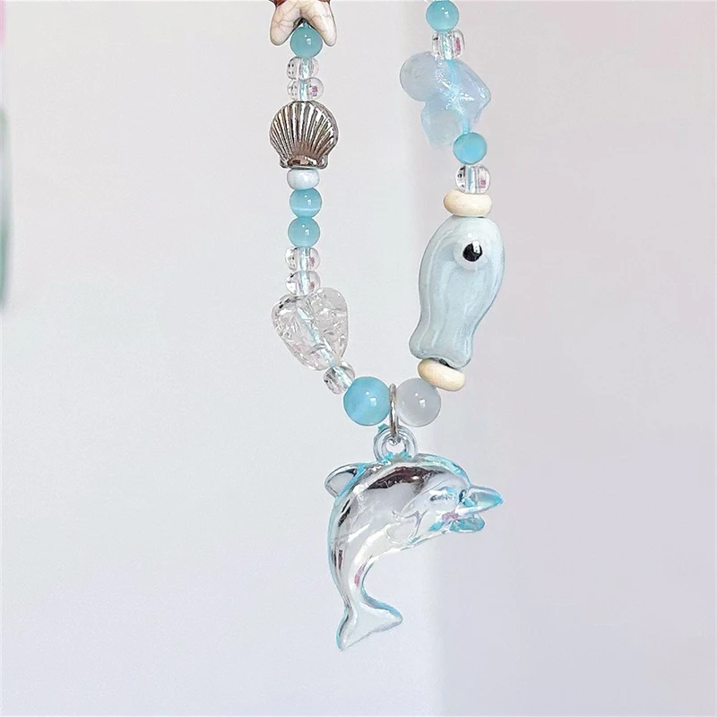 Dolphin Blue Phone Wrist Strap 3