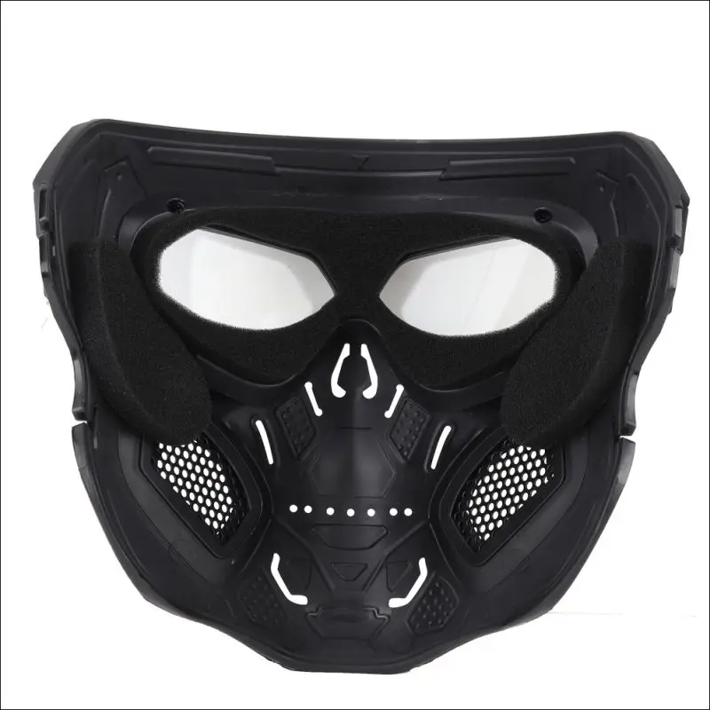 Cycling Colorful Goggles Motorcycle Skull Mask Outdoor windproof full face mask paintball game tactical protective helmet mask