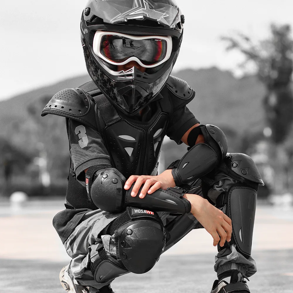 WOSAWE Motorcycle Armor Adult Protection Gears Chest Back Protector Outdoor Racing Moto Motocross MTB Dirt Bike Body Armour Vest view 3
