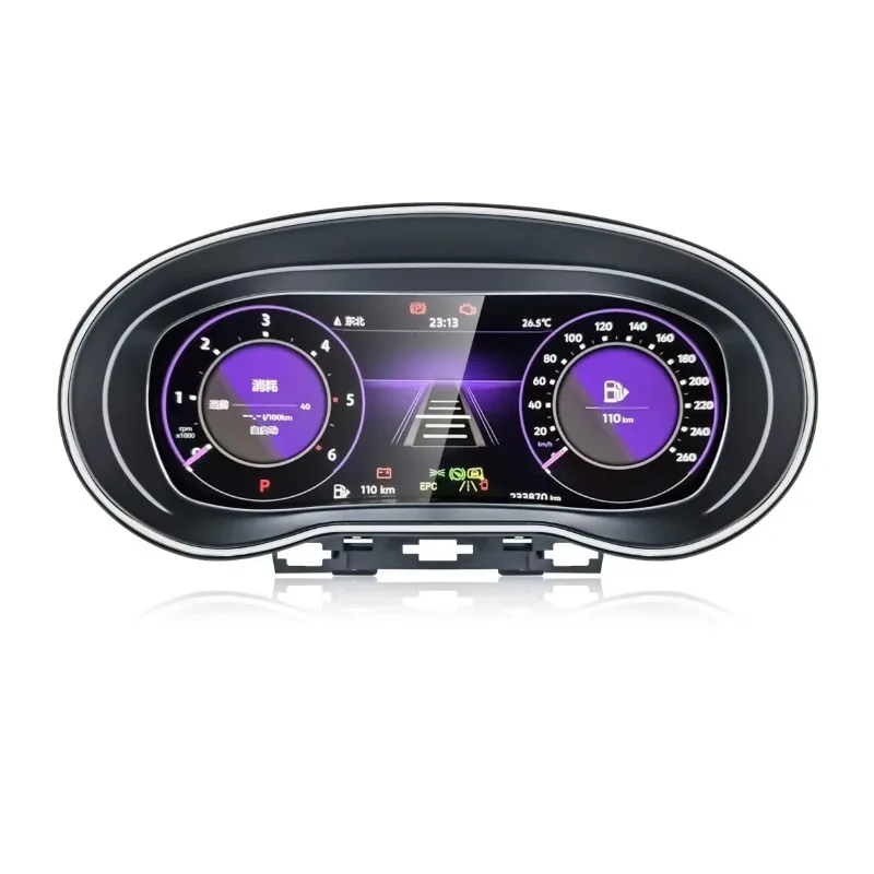 26 StyleFor Volkswagen VW Polo 2009-2016 Car Upgrade 12.3'' Linux System Car Digital Cluster Auto Speedometer Virtual Cockpit