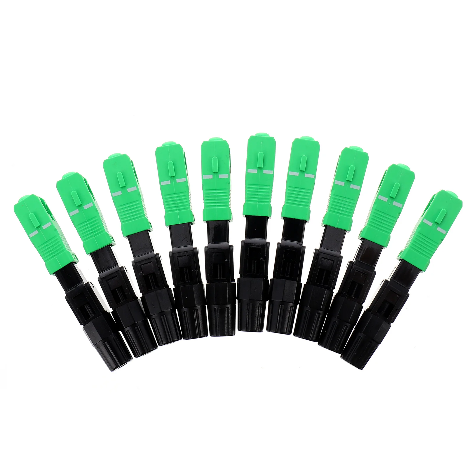 

10 pcs Single Mode Fiber Optic Quick Connector For Network Management Equipment Fiber Optical Coupler Low Loss Termination