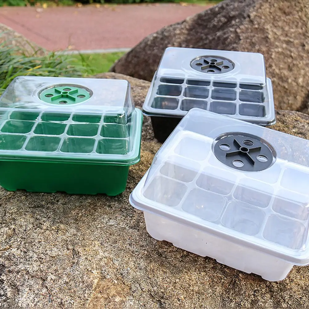 Starter Tray Kit Plant Germination Box Breathable Nursery Pot For Home Garden Succulent Vegetable Growth Propagation Tool