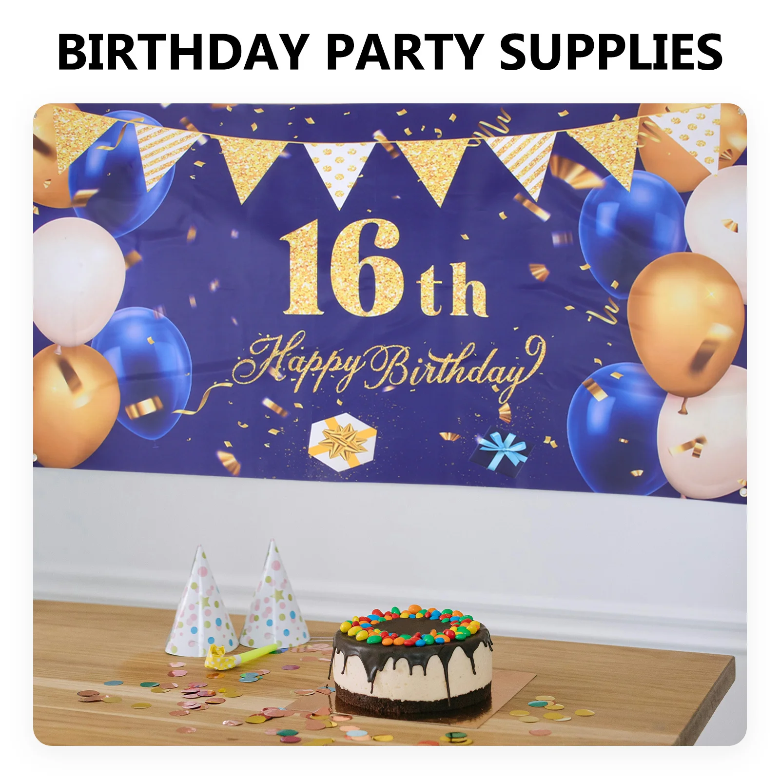 Задник для дня рождения 16 лет, уникальное оформление для фото