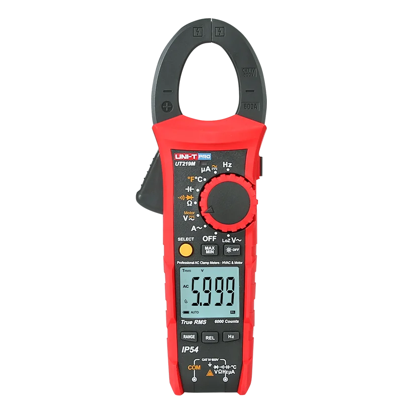 

UNIT-T UT219M Ac Dc True RMS Manual Automatic Range Electric Clamp Meter Analog Clamp Multimeter