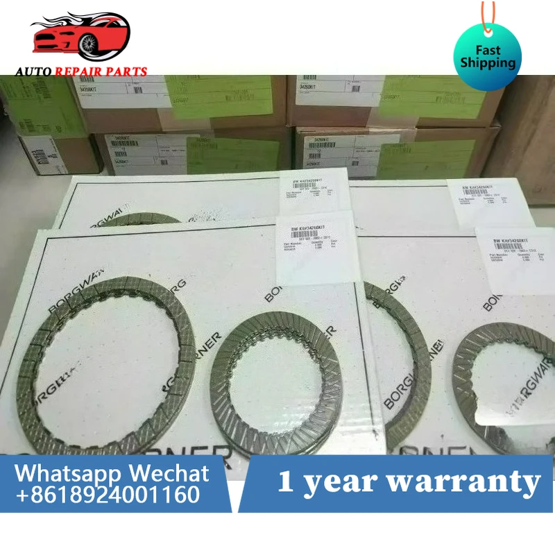 Original new 02E DQ250 DSG Automatic Transmission Clutch Friction Plate Kit For A3 Q3 Seta Skoda Beetle Jetta 6-Speed Gearbox