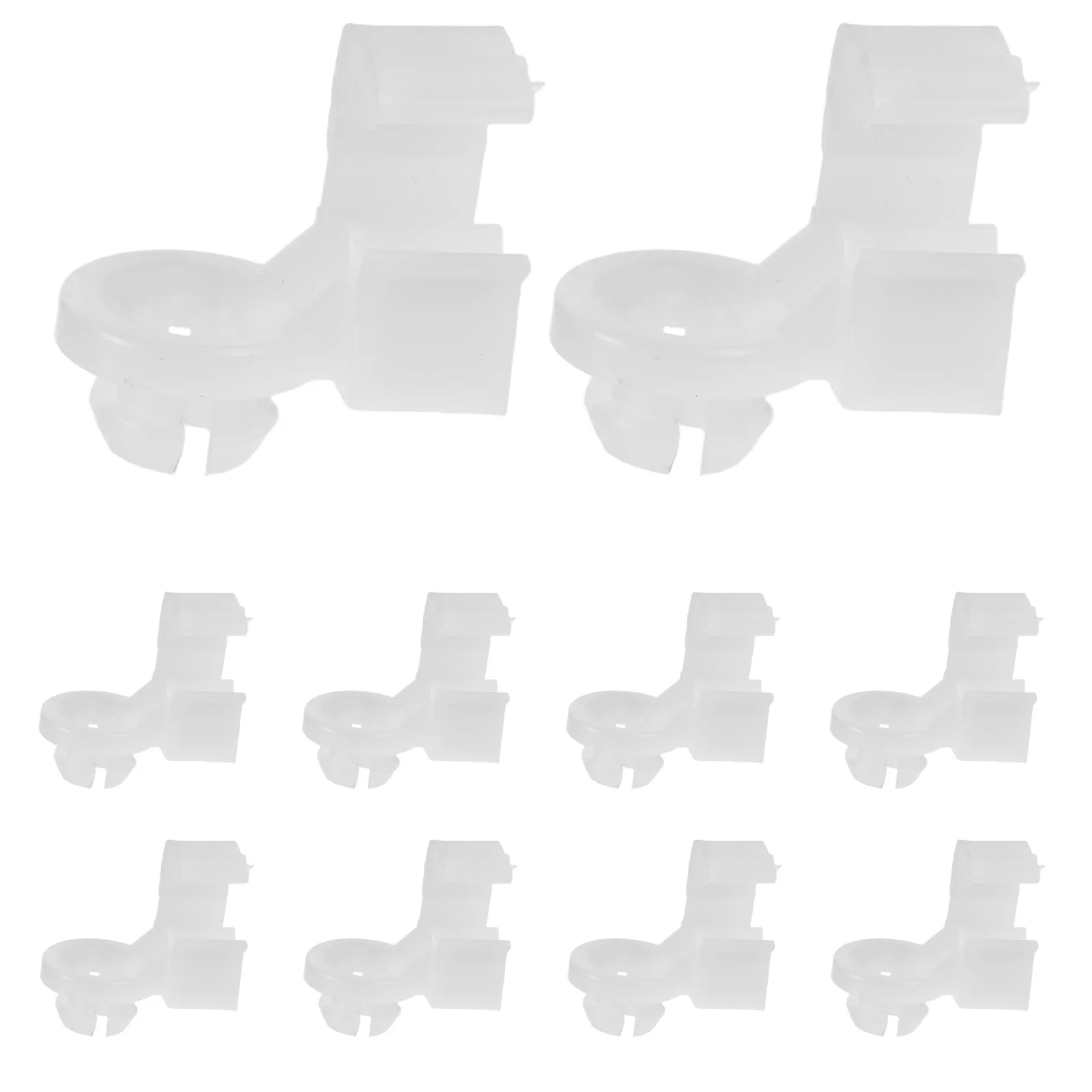 

100Pcs Hood Prop Holder Clip Secure Fit High Strength Material Easy DIY Installation Universal Car Accessory Hood Prop Clip