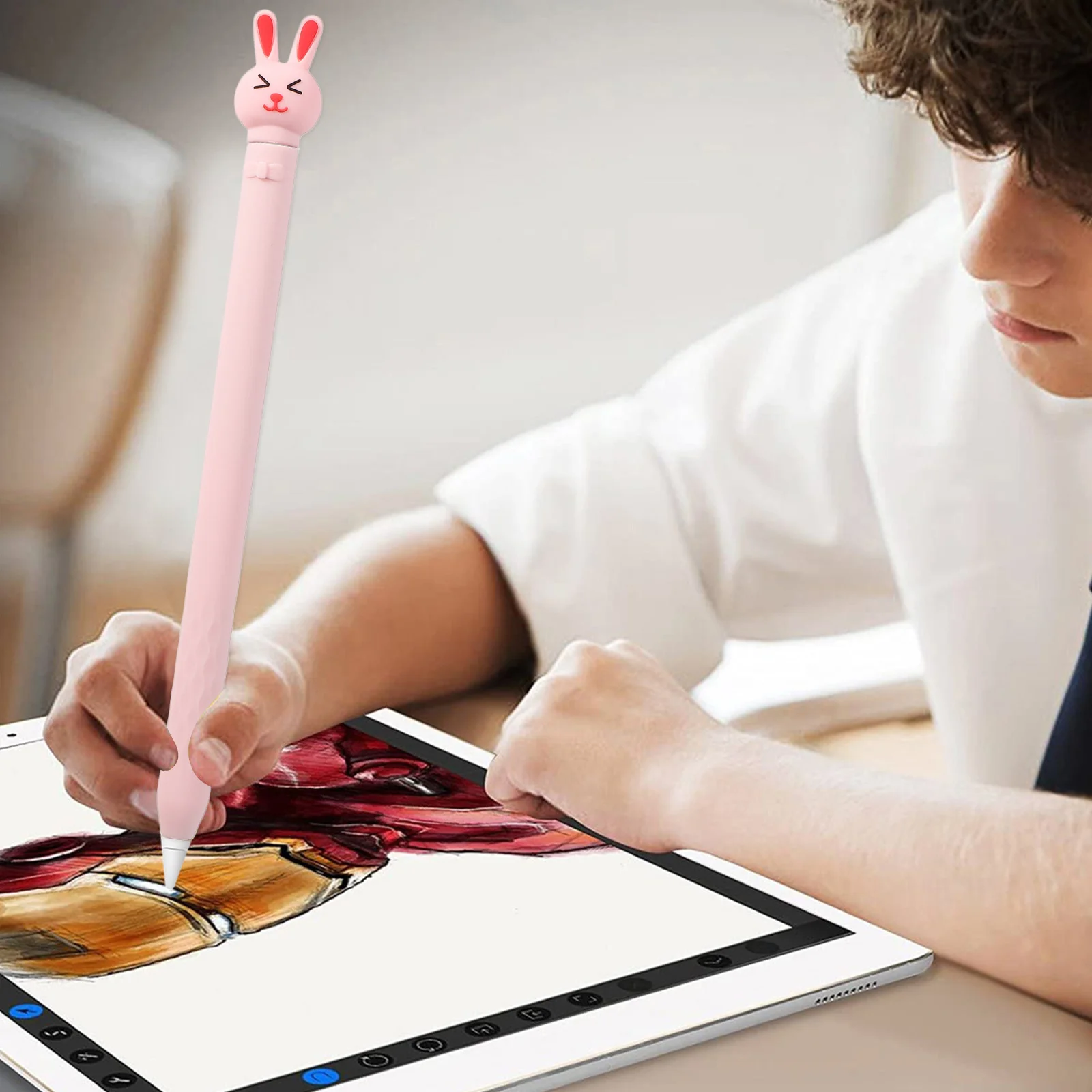 

Защитный силиконовый чехол для стилуса, совместимый карандаш 1-го поколения, прочный чехол с защитой от падения, чехол для стилуса