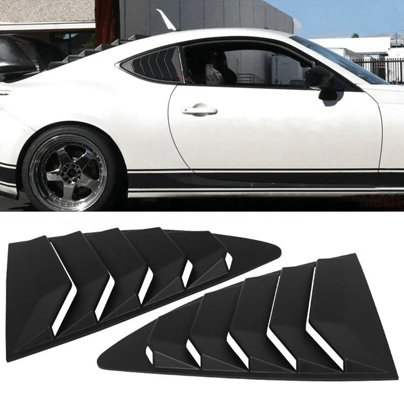 B-M Window Trim Side Air Vents Modified Air Vents Rear Blinds Car Suitable for 2013-2018 Toyota 86/Subaru BRZ