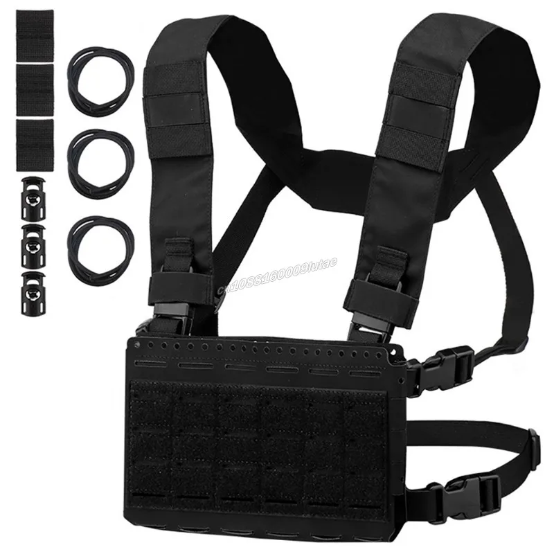 

Tactical Chest Rig SS MKV Micro Fight Chassis Placard Hunting Airsoft 5.56 Triple Magazine Pouch MOLLE MK5 Plate Carrier Vest