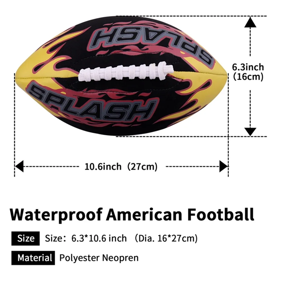 WIN.MAX-American Polyester Rugby Ball, Bola de Futebol Americano, Crianças Sports Match, Treinamento Padrão, Street Size