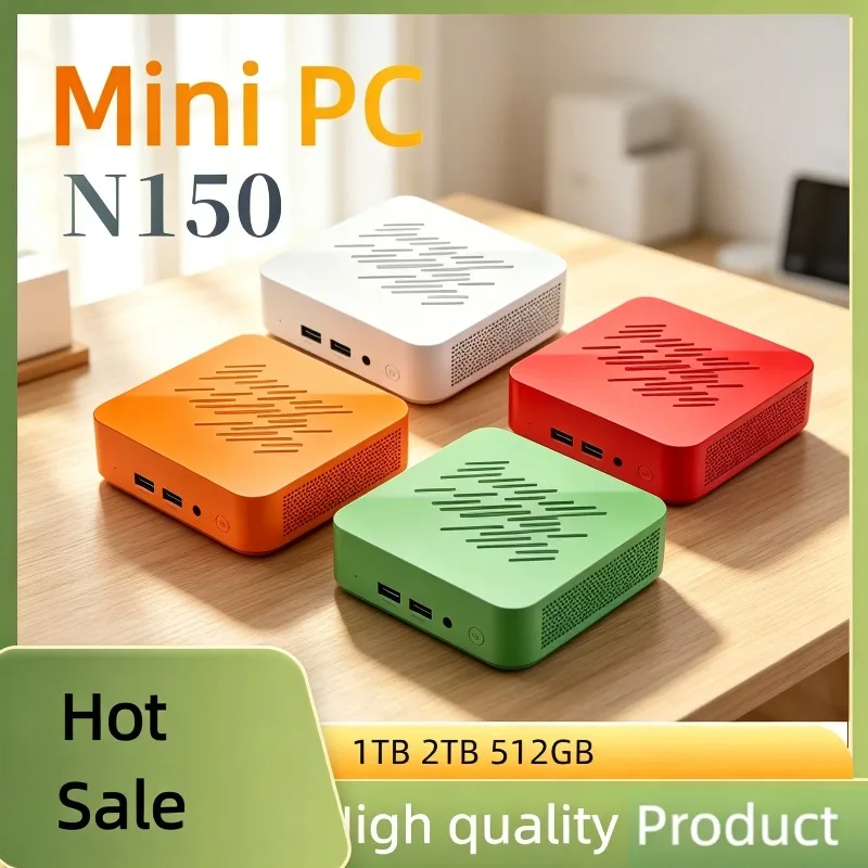 Swift Core N150 Mini PC with 16GB RAM and 1TB or 2TB SSD, 4K High Definition, excellent for Gaming and Office Desktop.