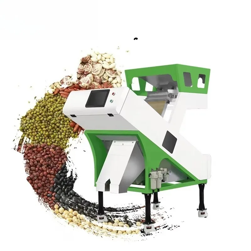 Customized 99% Accuracy 2025 Green Bean Separator Red/White Kidney Bean Color Sorter 500-1000 Kg/h Retail Use