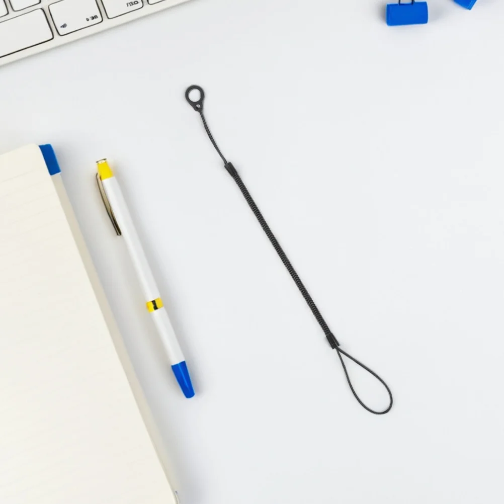 

6Pcs Stylus Pen Lanyard Tether Anti Lost for Tablets Phones Office School Use Black Stylus Pen Lanyard Lanyard-Shaped Rope