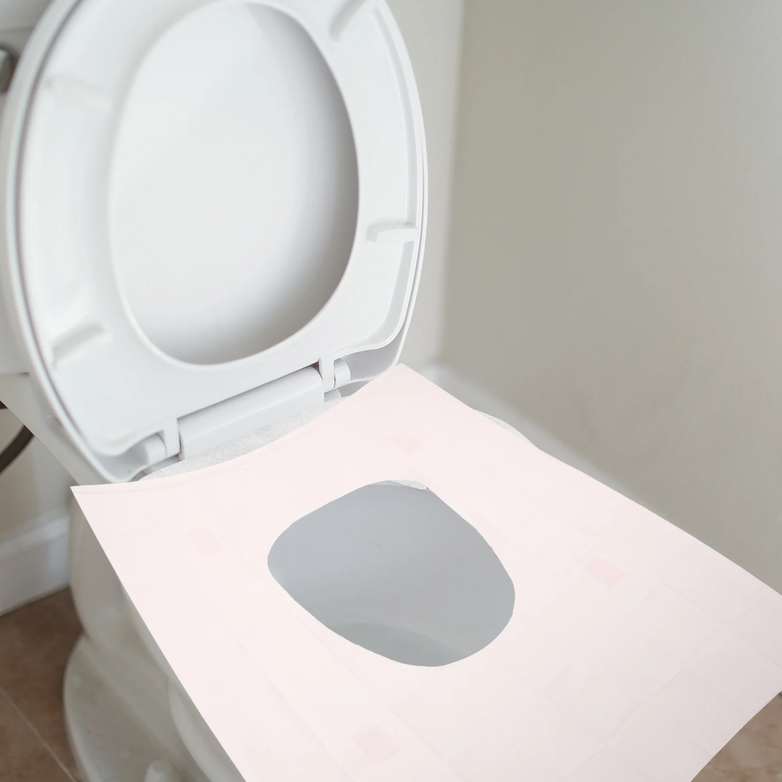 

50pcs Waterproof Toilet Cushion Mat Disposable Portable Pads Travel Home Use Toilet Covers Household Seat Mats Sanitary