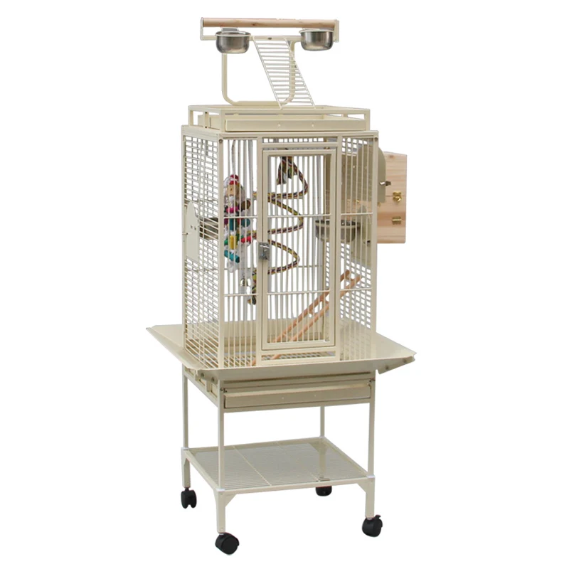 Parrot Stand Bird Cages Canari Portable Canary Pigeon Outdoor Bird Cages Feeder Budgie Gaiola De Passarinho Pet Products YY50BC