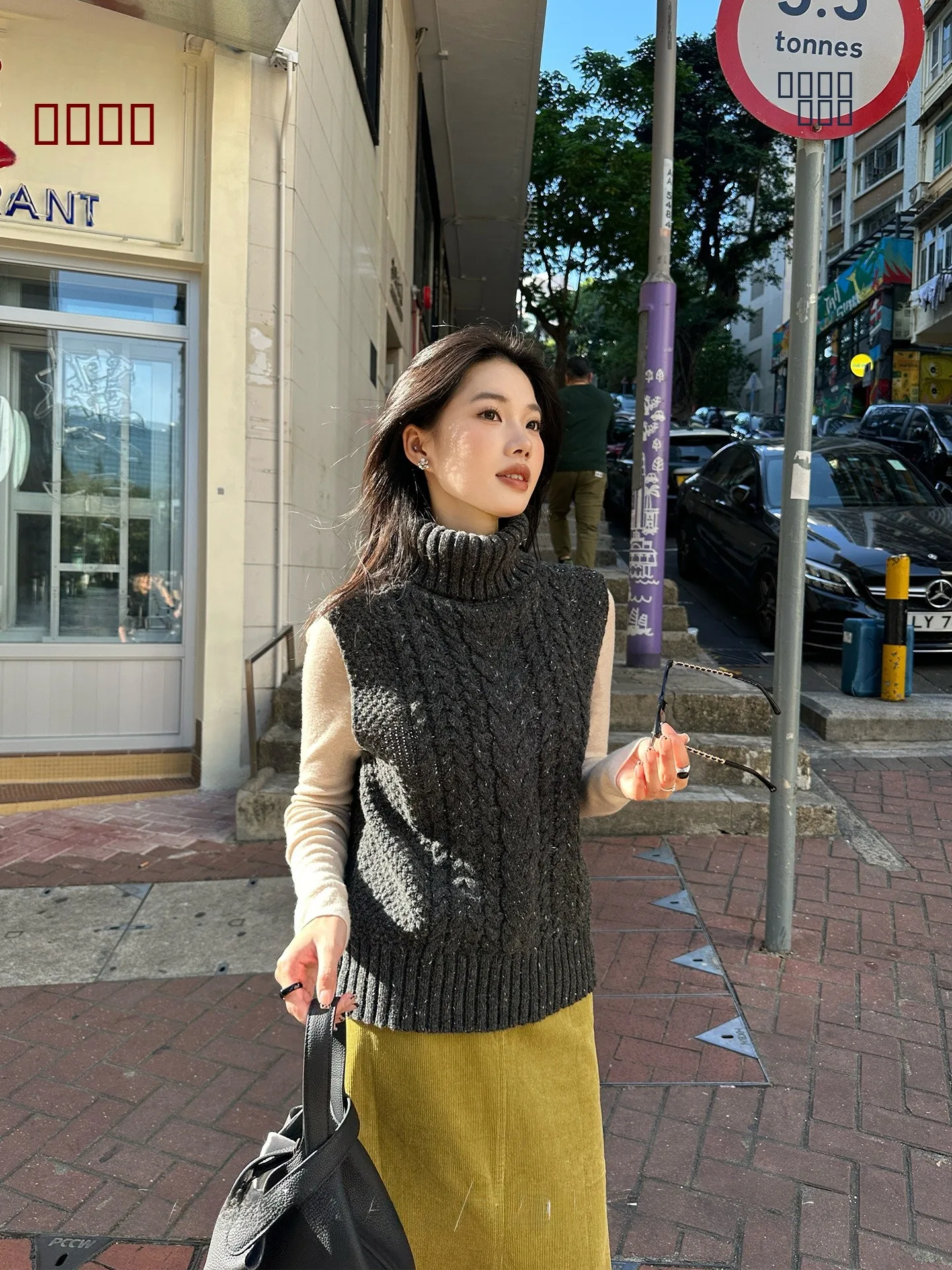 

Женский свитер Xu Daqing из смесовой шерсти с эвкалиптом, с высоким воротом, свободного кроя, для повседневной носки, зимний, модный