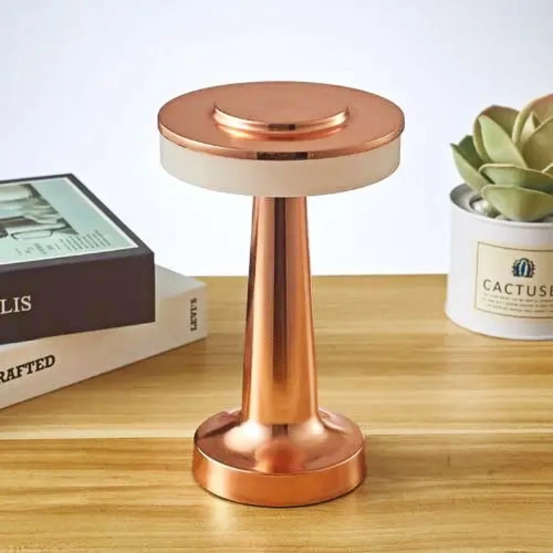Touch Bar Desk Lamp USB Soft Light Night Lamp Wireless Portable Table Lamp LED European Atmosphere Lamp for Bar/Restaurant Decor