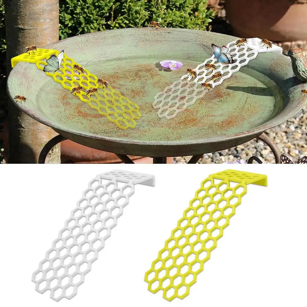 Bee-safe Water Station Colorful Floating Bee Ladder Bee Waterer Butterfly Water Station Bird Bath for Thirsty Pollinators Bee