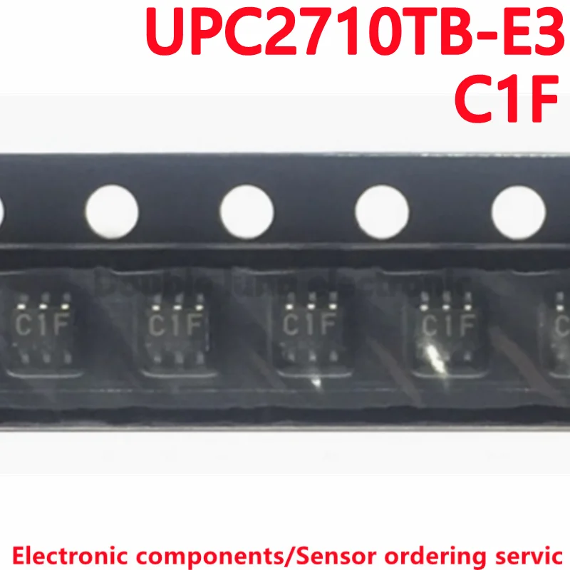 50PCS/LOT UPC2710TB-E3-A UPC2710T MARKING:CIF C1F SOT363 RF Amp Single Broadband Amp 1GHz 5.5V