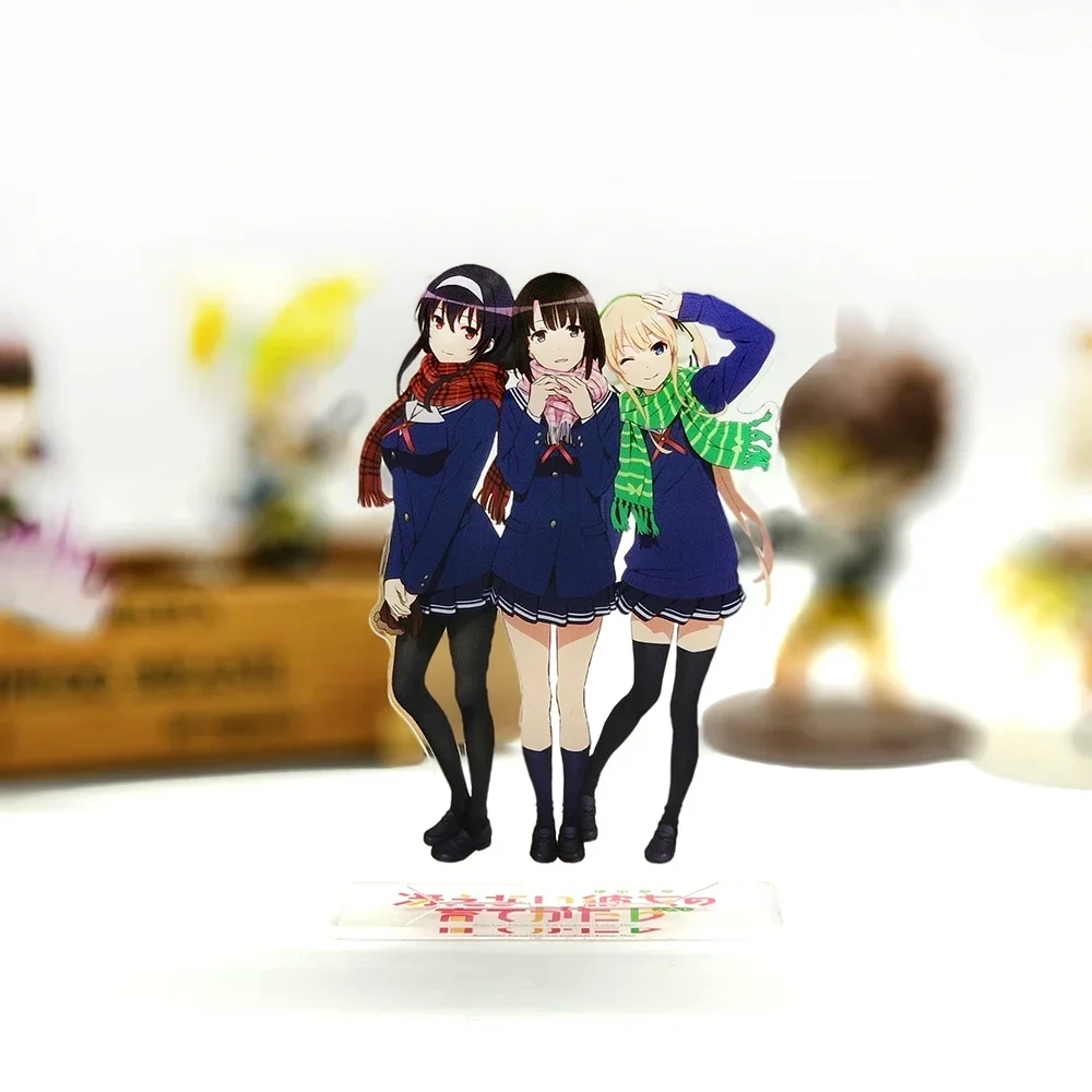 

Saekano Katou Megumi Sawamura Utaha acrylic stand figure model plate holder cake topper anime