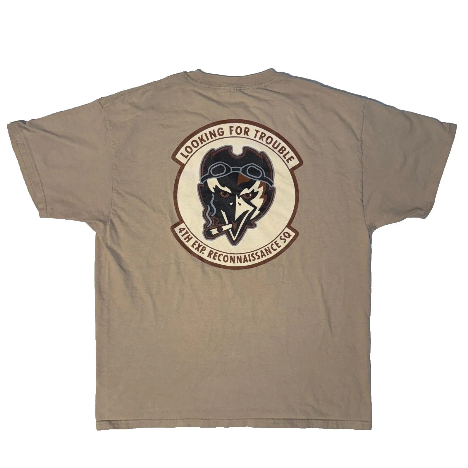 Футболка USAF 4th EXP Reconnaissance SQ Looking For Trouble Aviation - L