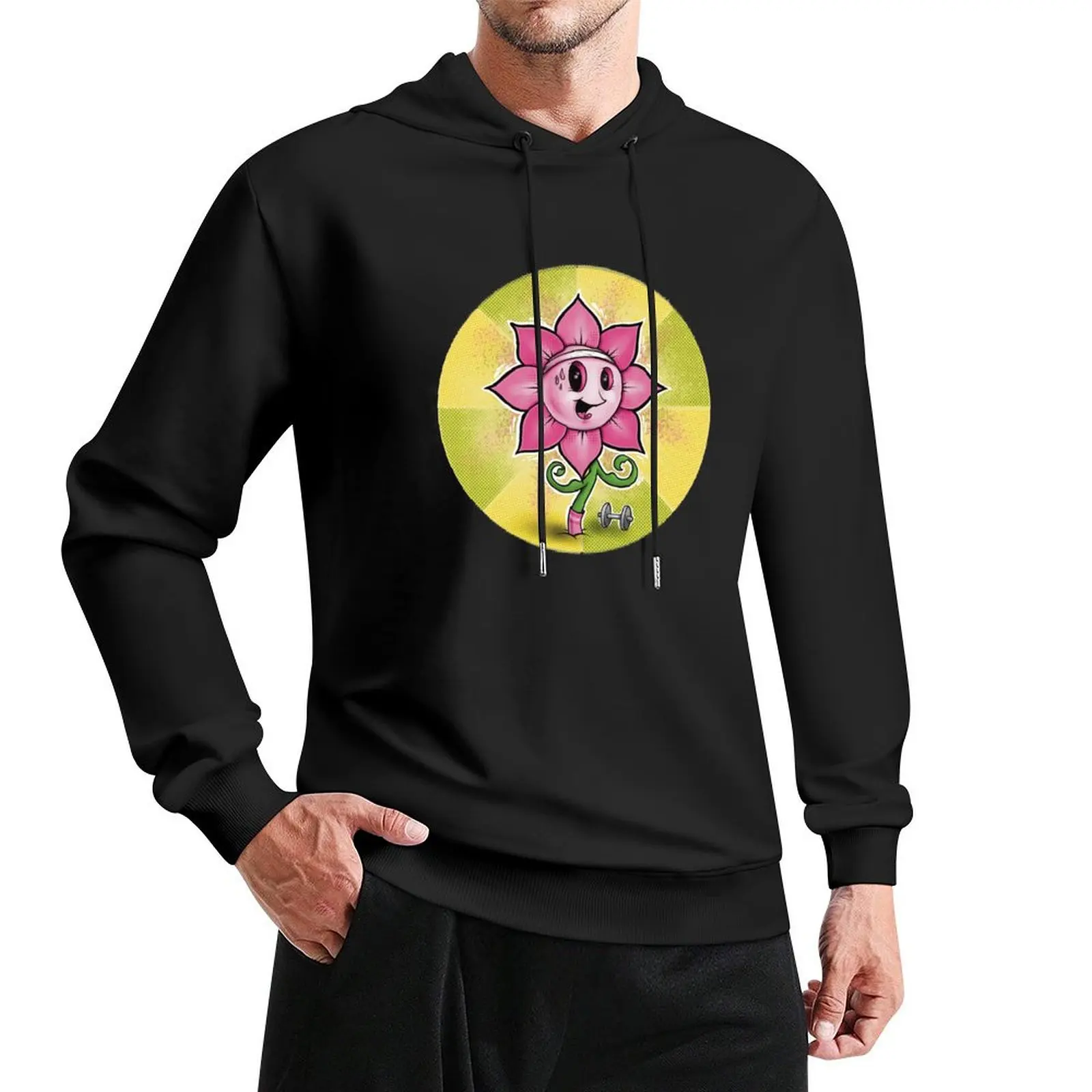 

Flower Power Pullover Hoodie men's coat autumn hoodie streetwear