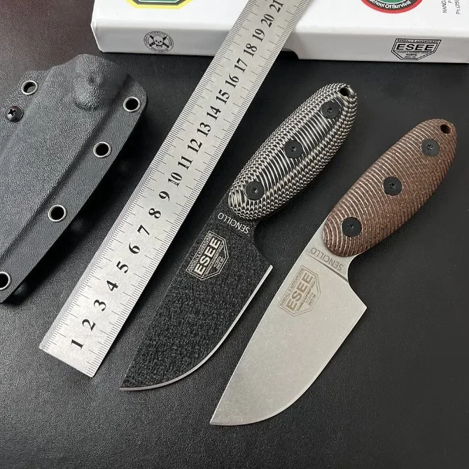 

ESEE-SENCILLO knife 1095 G10 Handle High carbon steel field hunting knife Emergency rescue tool