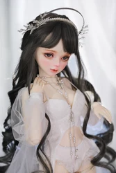 New 1/3 Bjd Doll 60cm Hand Painted Makeup Can Change Eyeball Wig and Clothing Gifts for Girls Handmade Doll Toys