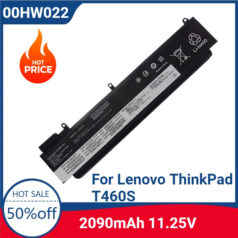 

Новый высококачественный аккумулятор для ноутбука 00HW022 01AV405 00HW036 24 Втч 2090 мАч 11,4 В для Lenovo ThinkPad T460S T470s SB10F46460 SB10F46461