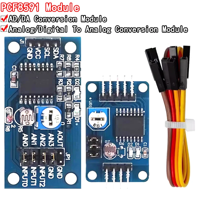 PCF8591 AD / DA Conversion of to Digital /Digital-to- Converter Module Temperature Illumination